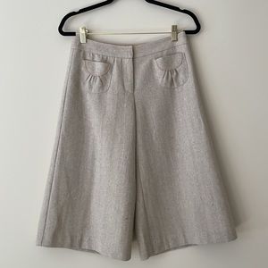 Anthropologie Tabitha Wool Culottes